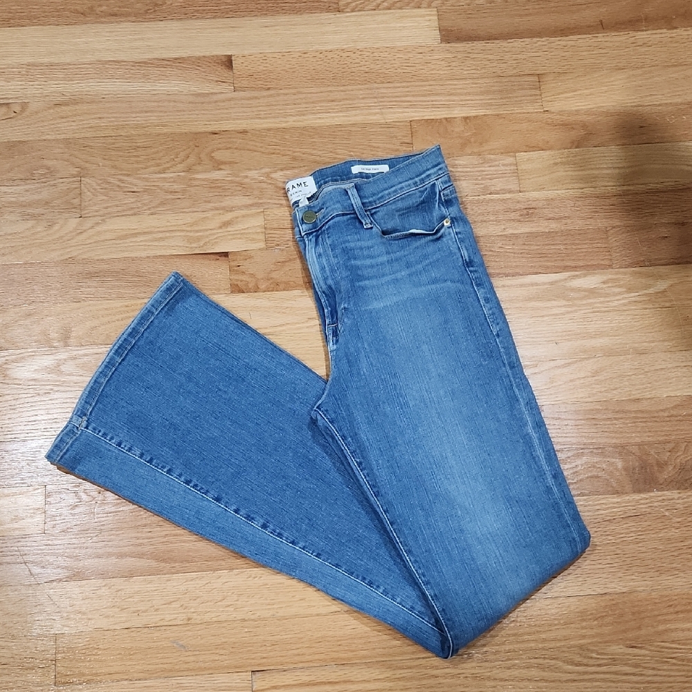 FRAME DENIM Light Blue Flare Jeans